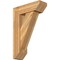 Ekena Millwork Traditional Slat Rough Sawn Bracket w/ Offset Brace, Western Red Cedar, 8"W x 24"D x 36"H BKT0806X24X36TRA06RWR - alternate 1